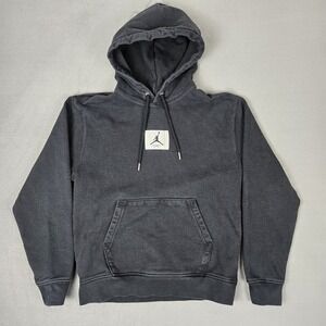 Nike Air Jordan Essential Flight Pullover Hoodie Mens Small Black‎ DQ7338-010